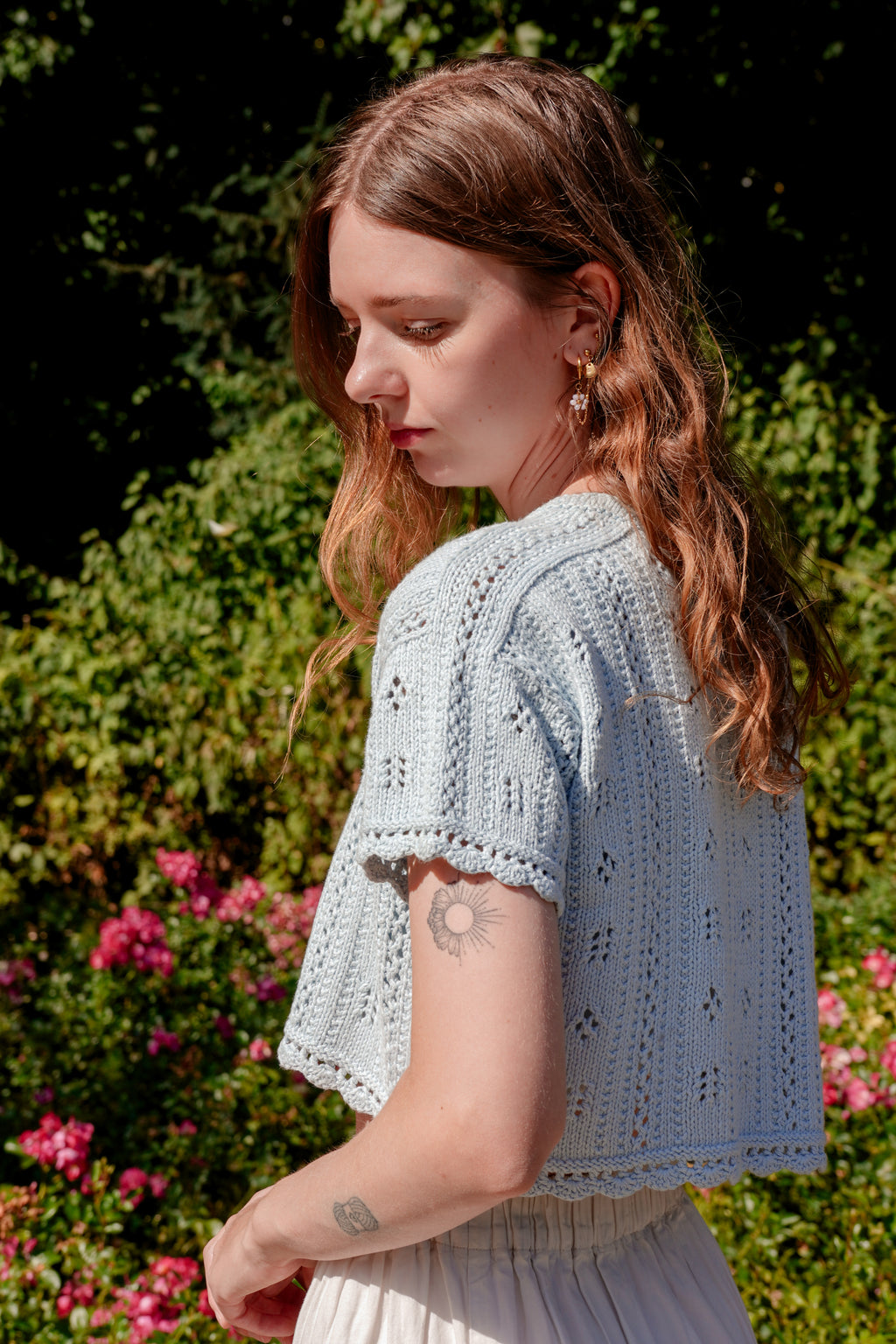 Posie Pointelle Top | Knitting Pattern