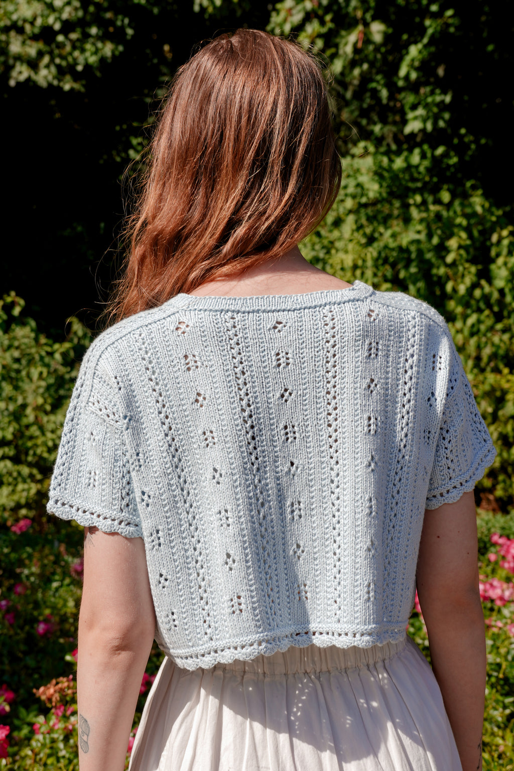 Posie Pointelle Top | Knitting Pattern