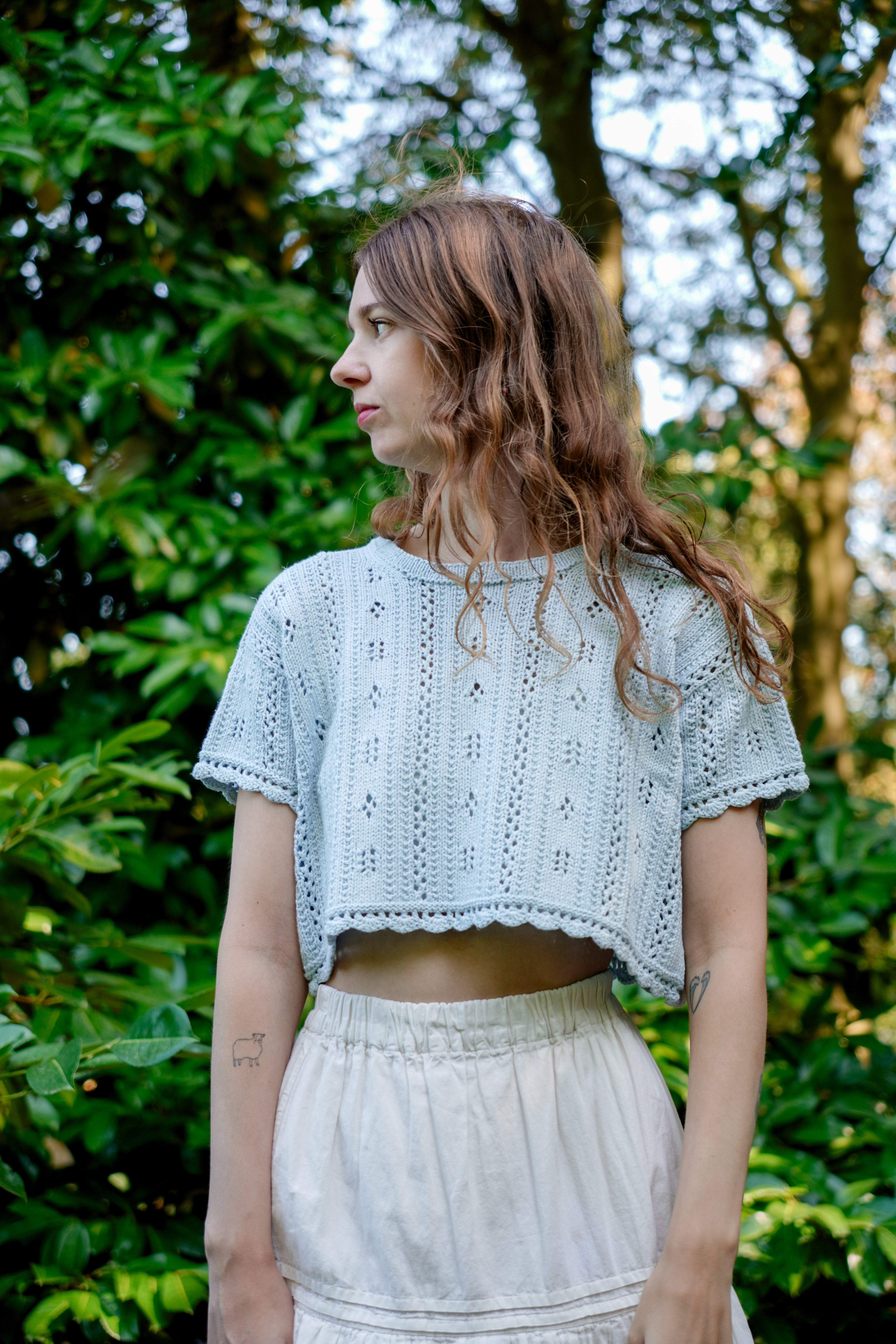 Posie Pointelle Top | Knitting Pattern