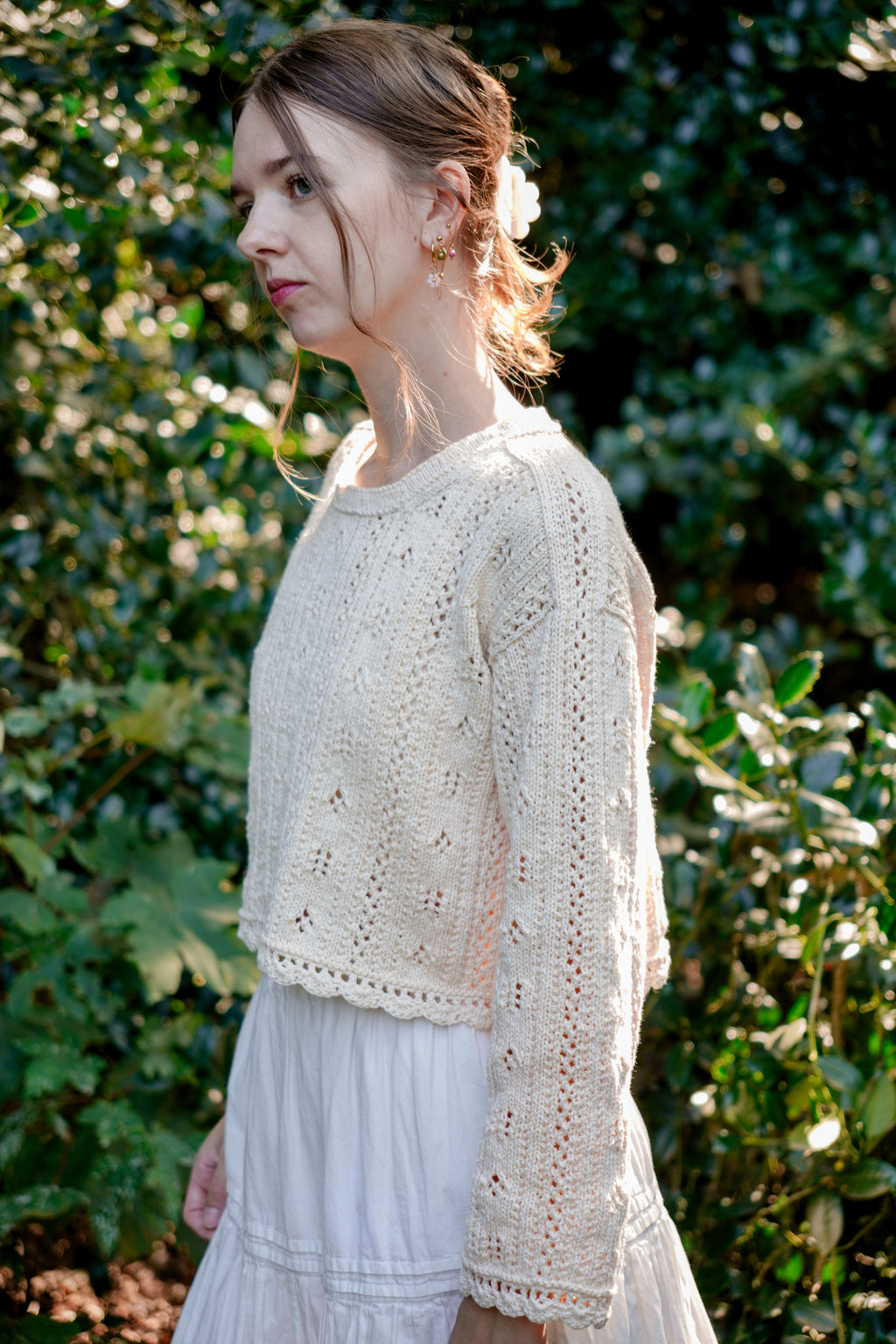 Posie Pointelle Top | Knitting Pattern