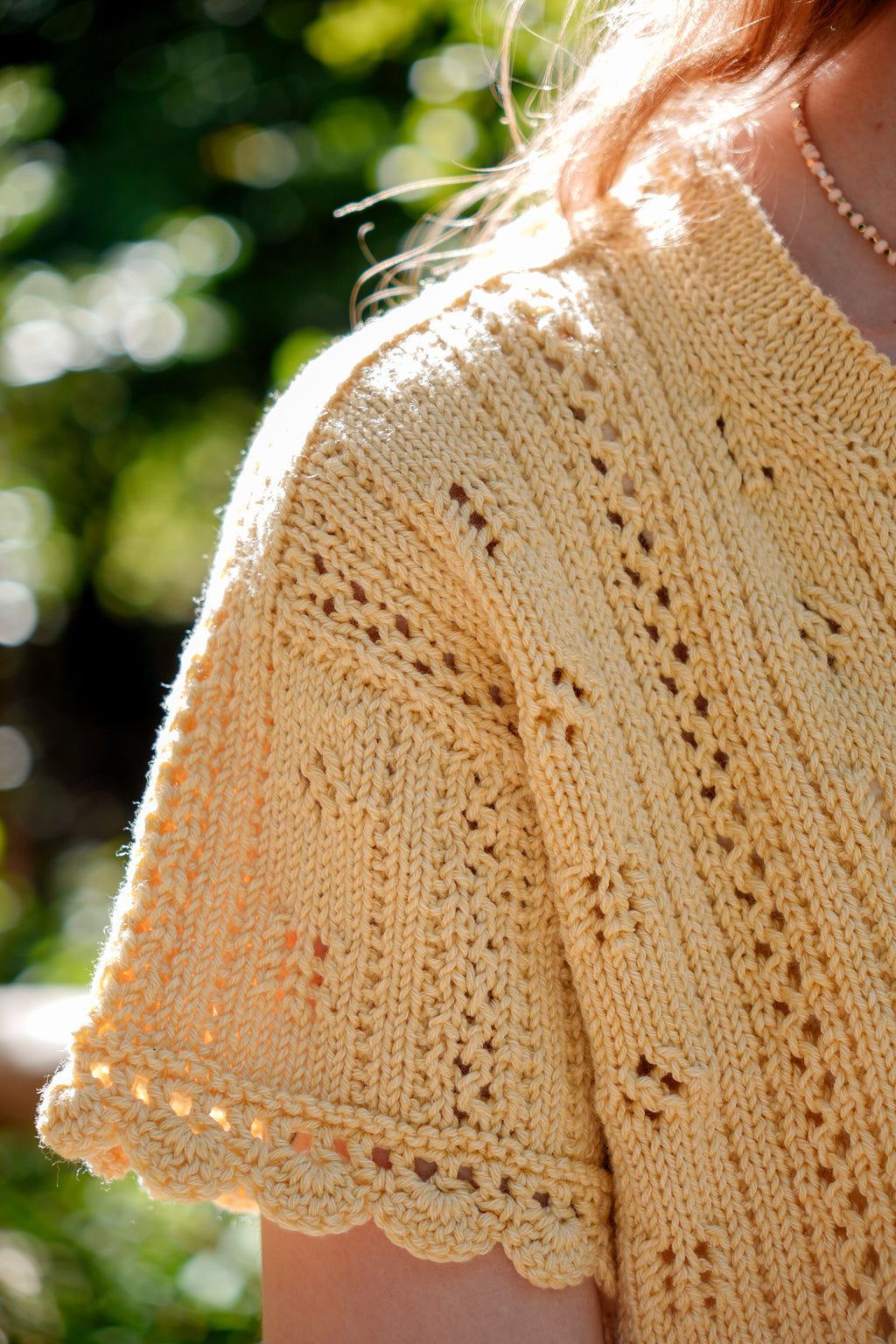 Posie Pointelle Top | Knitting Pattern