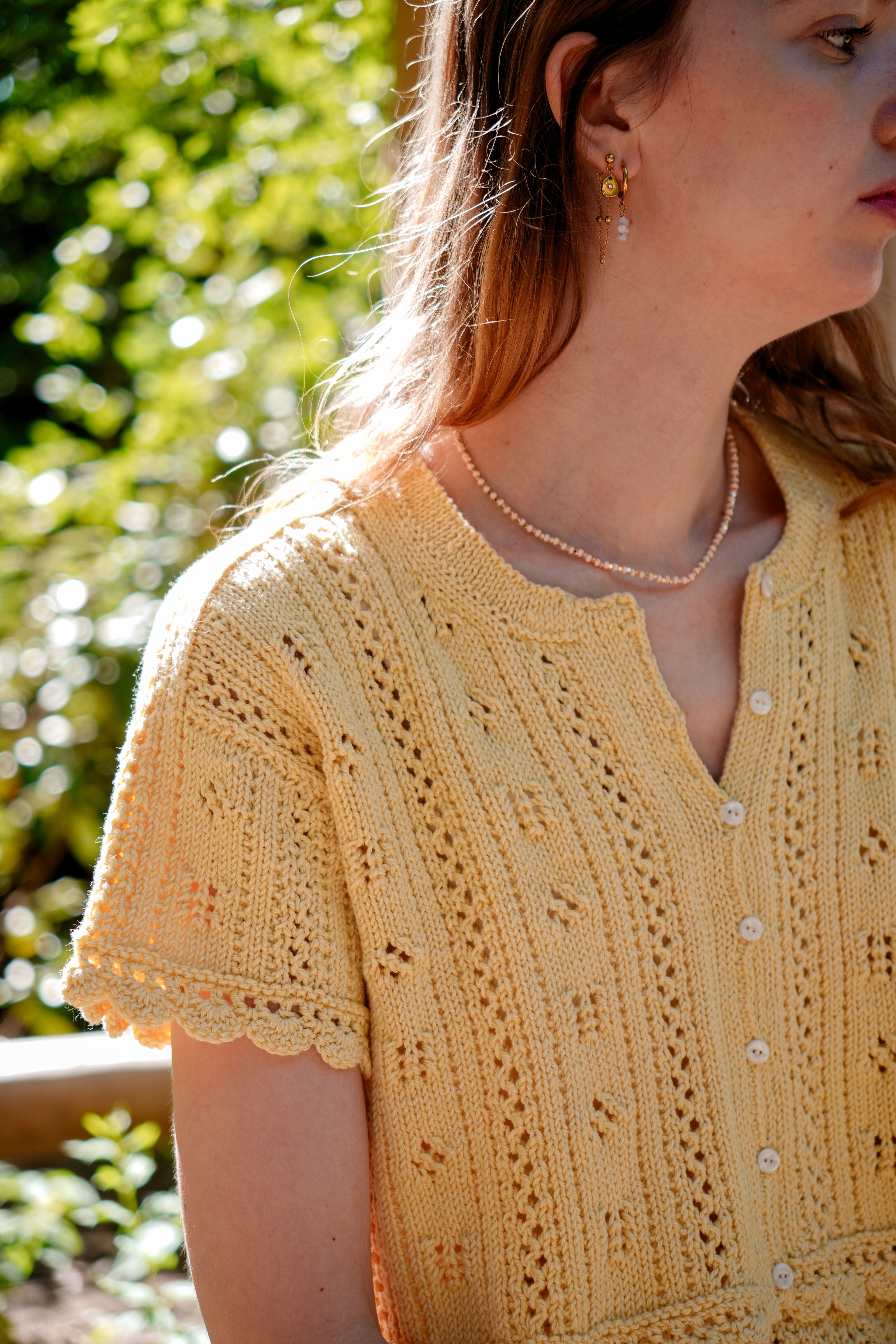 Posie Pointelle Top | Knitting Pattern