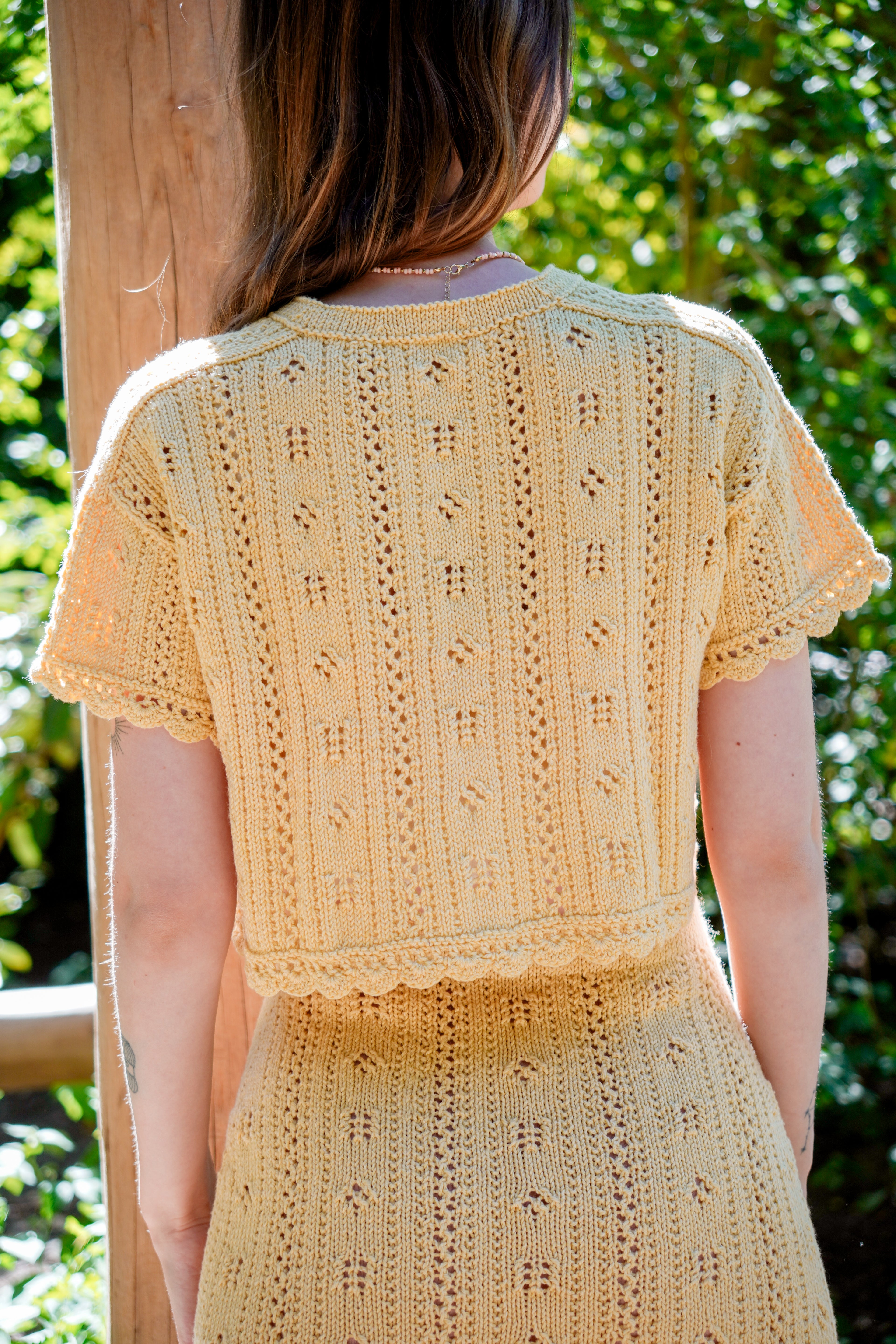Posie Pointelle Top | Knitting Pattern