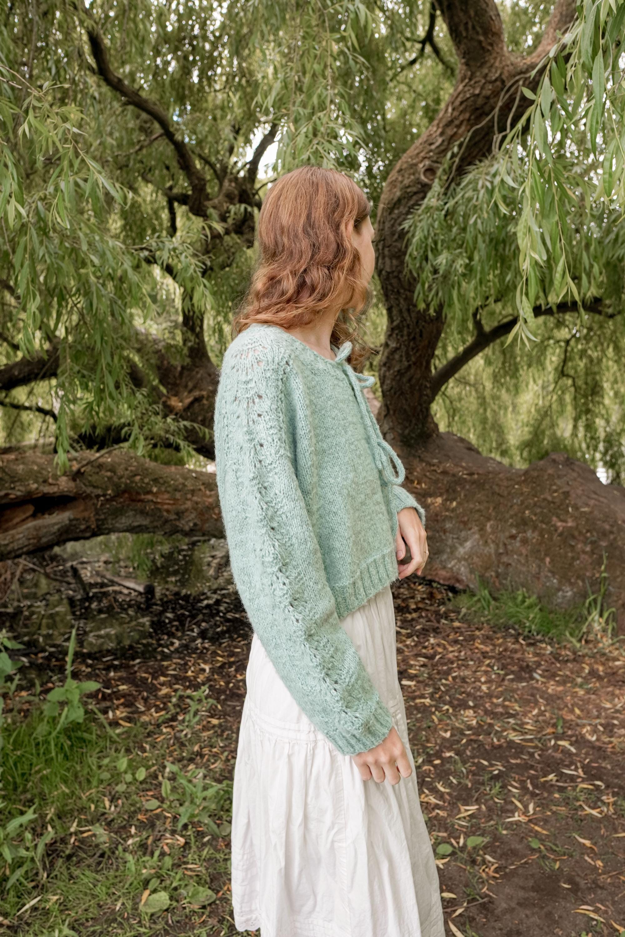 Bambi Bow Cardigan | Knitting Pattern