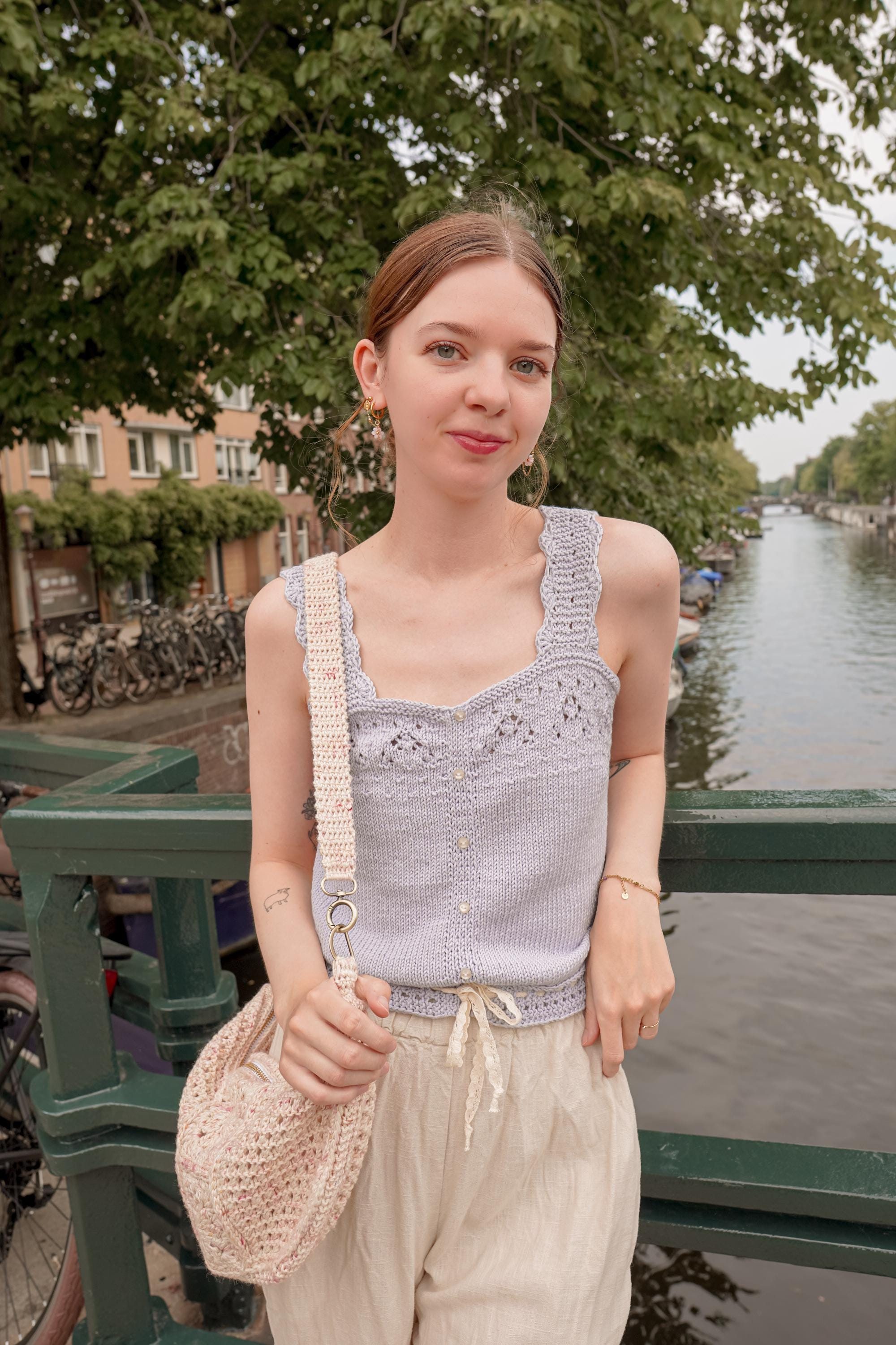 Bliss Broderie Top | Knitting Pattern
