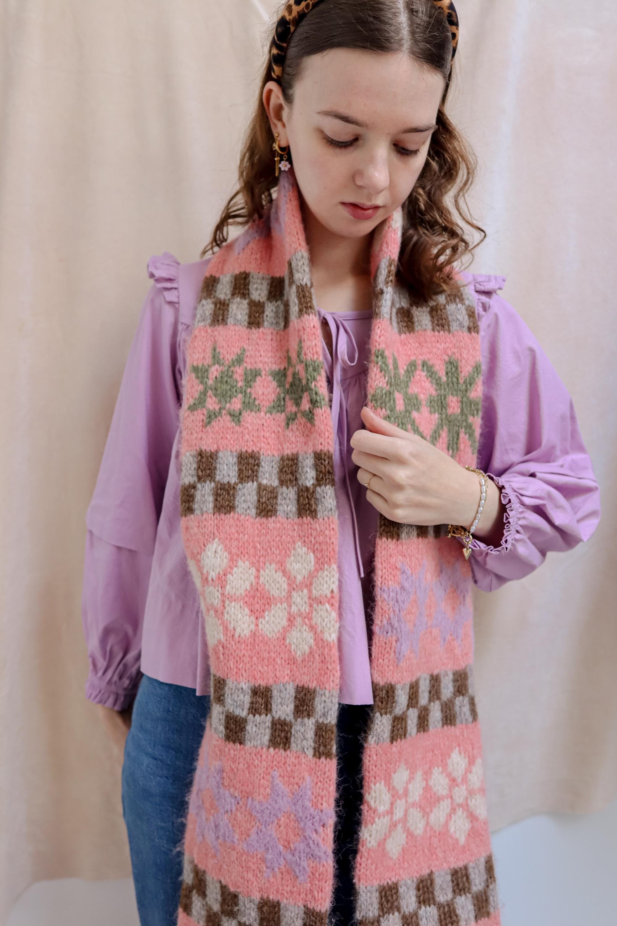 Quinty Quilt Scarf | Knitting Pattern