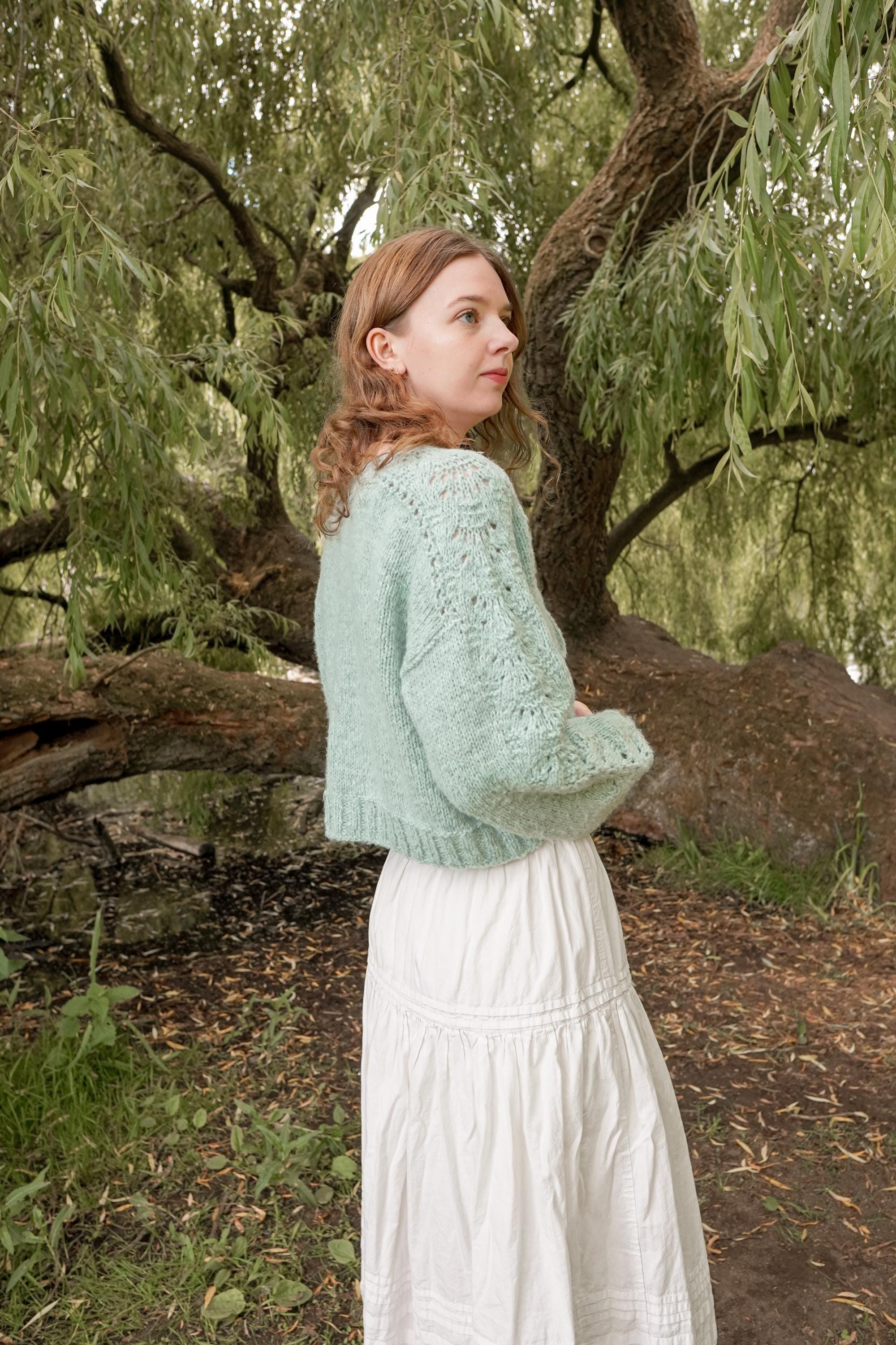 Bambi Bow Cardigan | Knitting Pattern