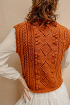Babette Bobble Vest | Knitting Pattern