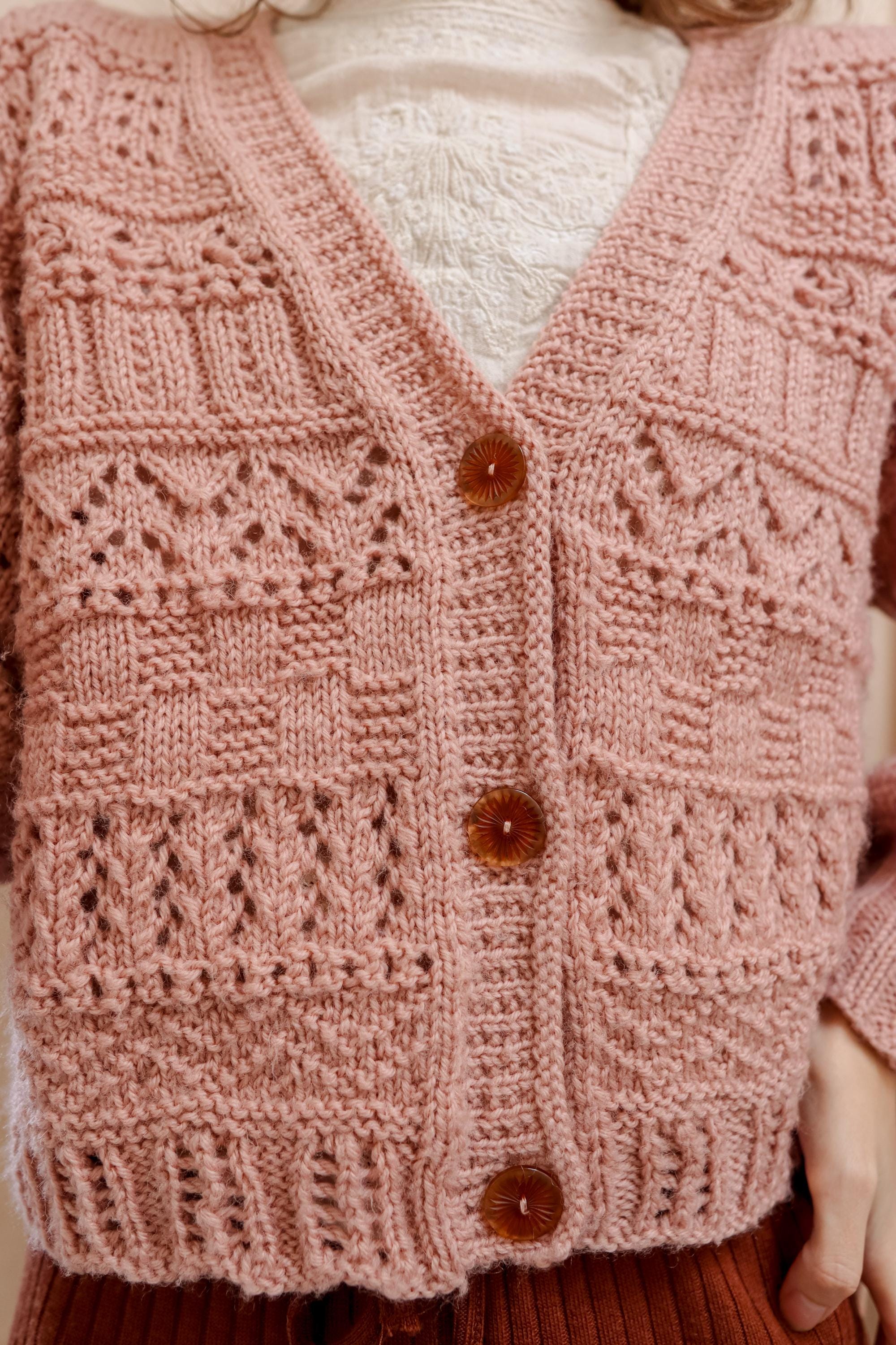 Tallulah Texture Cardigan | Knitting Pattern