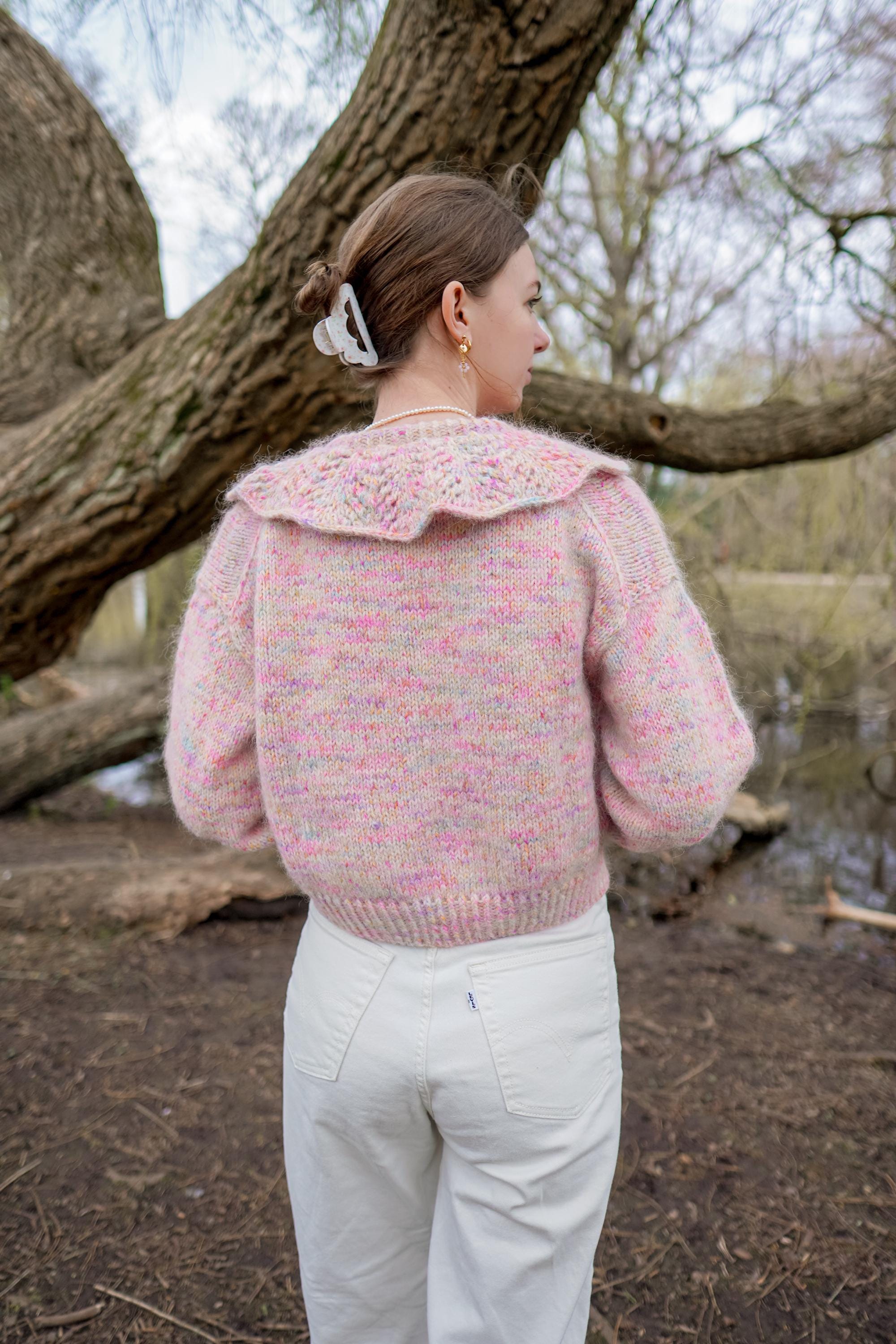 Clara Collar Cardigan | Knitting Pattern