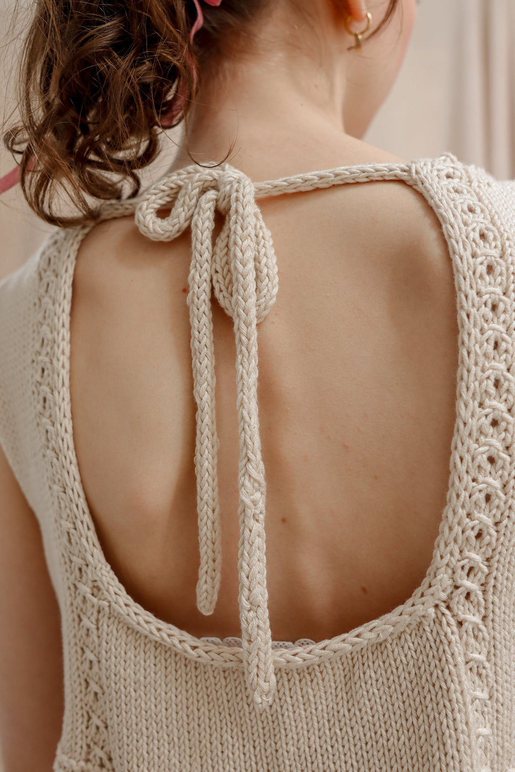 Rose Ruffle Top | Knitting Pattern |