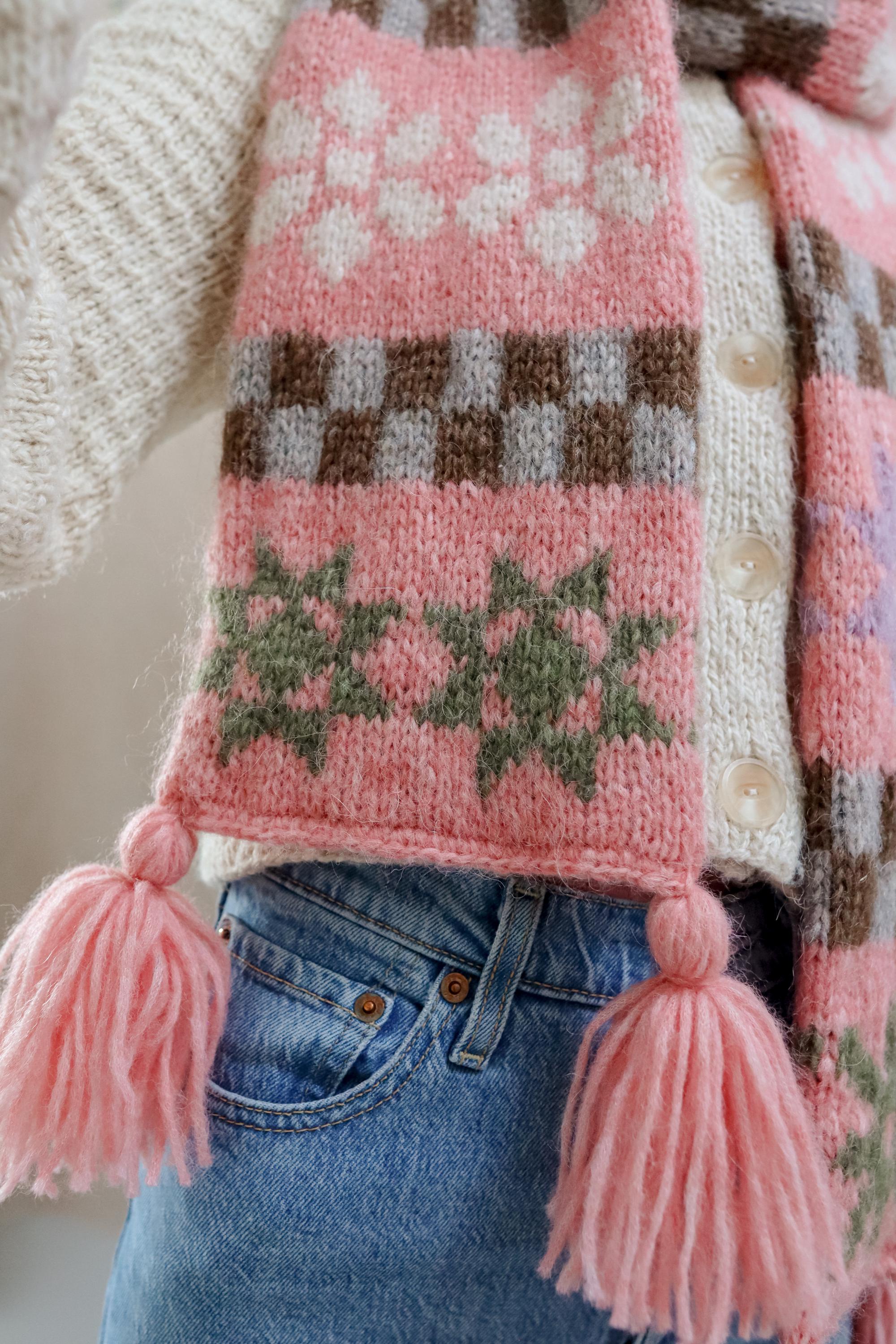 Quinty Quilt Scarf | Knitting Pattern