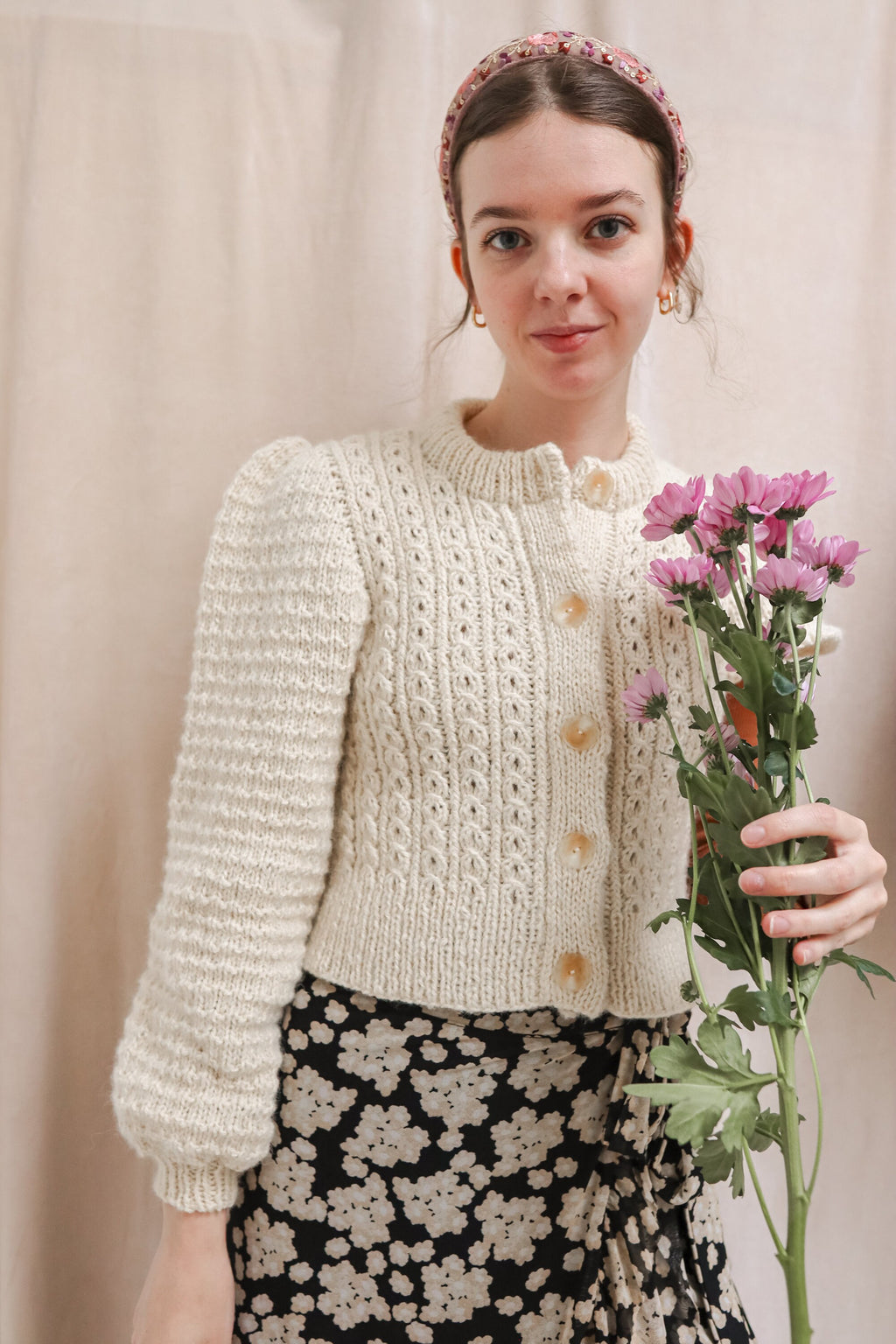 Vivienne Vintage Cardigan | Knitting Pattern