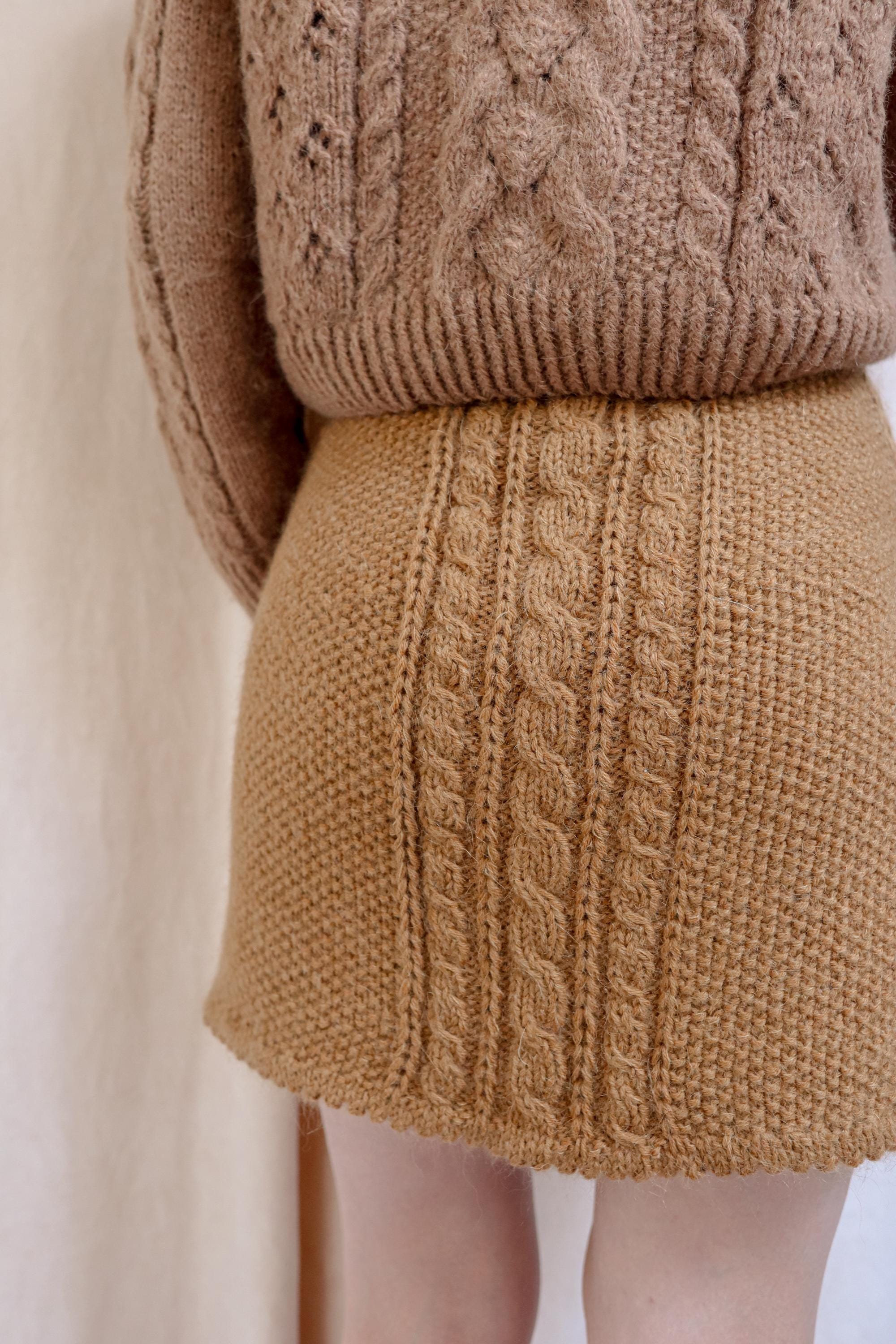 Sage Seed Skirt | Knitting Pattern