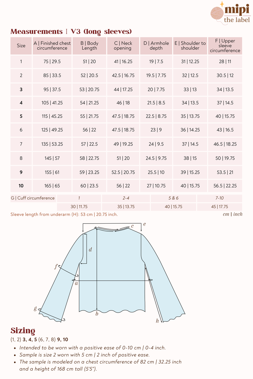Lila Leaf Top | Knitting Pattern
