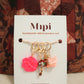 Poppy Stitch Marker Set | Pink Florals